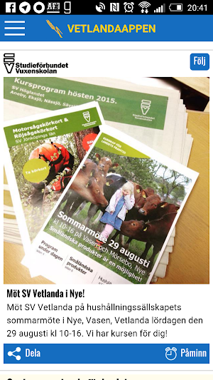 VetlandaAppen Screenshot 0
