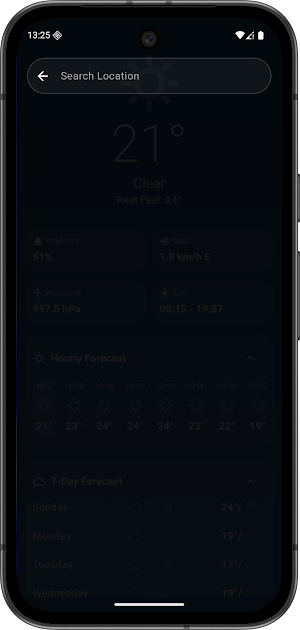 A+ Weather Screenshot 2