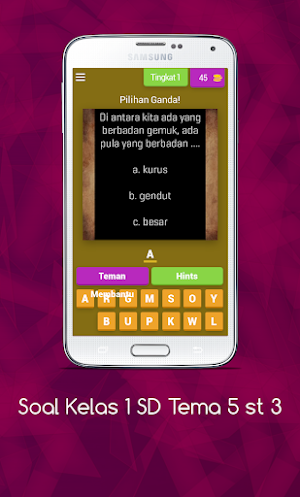 Soal Kelas 1 SD Tema 5 st 3 Screenshot 0
