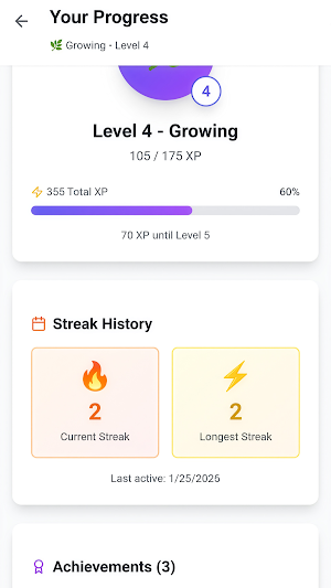 Wellbeing Coach AI Screenshot 3
