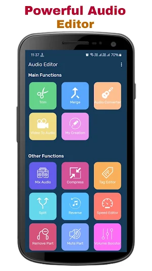 Audio Editor : Cutter, Merger Screenshot 1