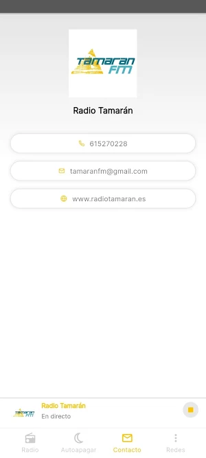 Radio Tamarán Screenshot 2