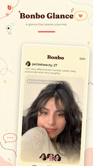 Bonbo: Swipe & Spark Screenshot 1