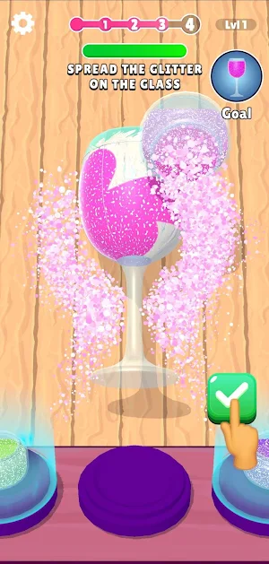 Glitter Glass Screenshot 1