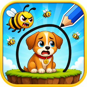 Draw Puzzle : Save Pet Screenshot 2