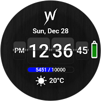 Obsidian Split Watch Face