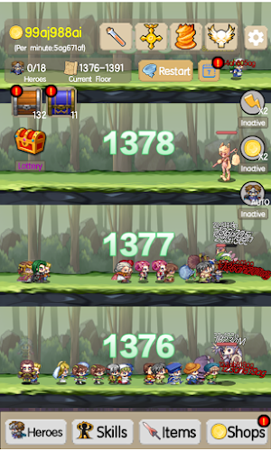 Idle Tower:Endless Heroes Screenshot 1