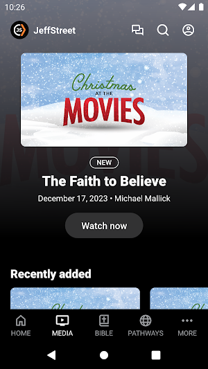 JeffStreet Christian Church Screenshot 1