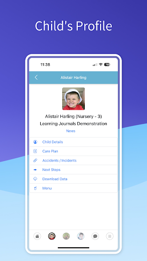 Learning Journals ParentZone Screenshot 1