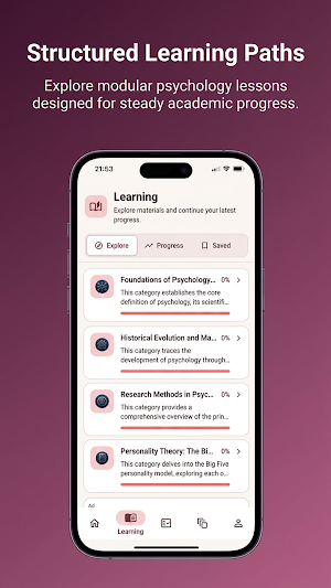 Psychology Course Offline Screenshot 1
