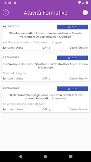 Ordine Ingegneri Foggia Screenshot 2