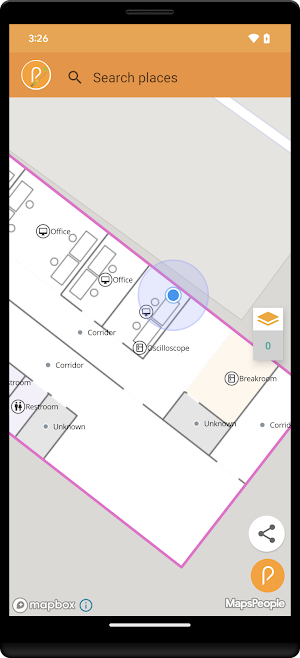 Pinpoint/mapspeople Navigation Screenshot 0