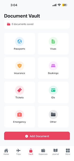 Travel Cabinet Screenshot 2