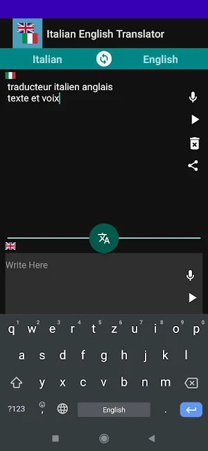 Italian English translator Screenshot 0