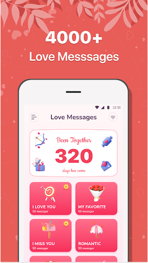 Romantic & Fancy Love Messages Screenshot 1