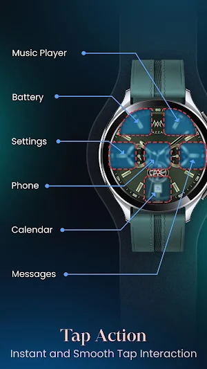 WF4U Mazzari Luxury Watch Face Screenshot 2