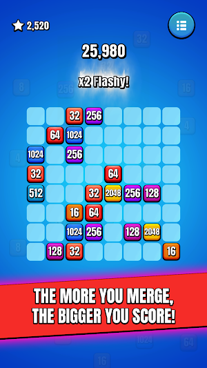 2048 TetraDrop Screenshot 2