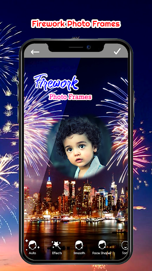Firework Photo Editor Frames Screenshot 2