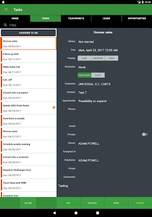 PPro CRM Screenshot 1