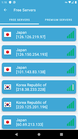 Japan VPN :Unlimited VPN Proxy Screenshot 2