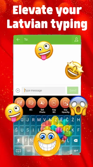 Latvian Keyboard 2023 Screenshot 0
