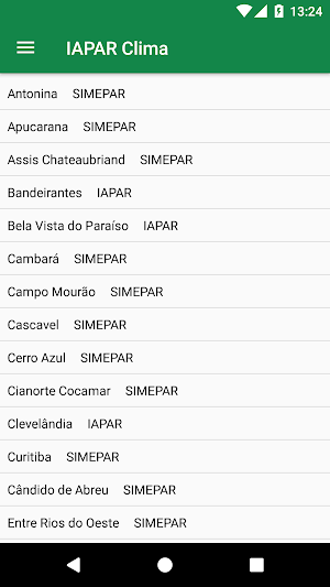 IAPAR Clima Screenshot 2
