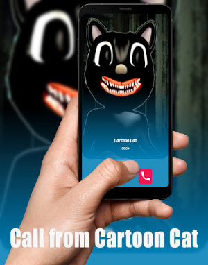 Video Call from Cartoon Cat Cheshire Cartoon Dog Screenshot 1