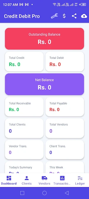 credit debit pro Screenshot 0