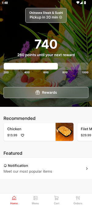 Okinawa Steak & Sushi Screenshot 0