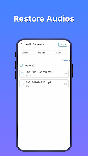 File Recovery - Photo Recovery Screenshot 3