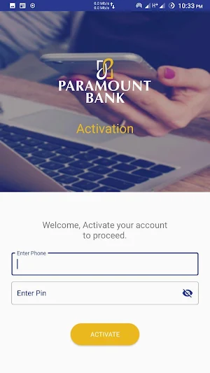 Paramount Bank Mobile app Screenshot 3