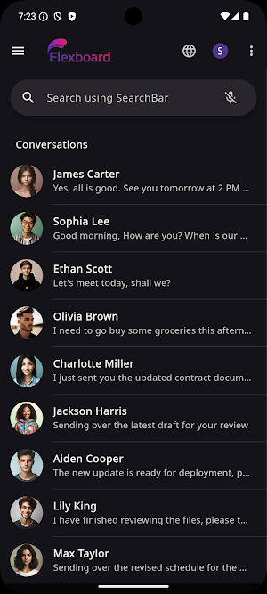 Flexboard-Flutter Admin Panel Screenshot 2