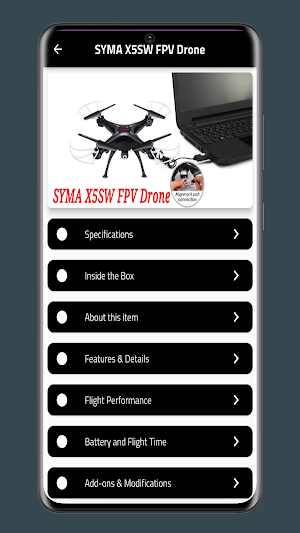 SYMA X5SW FPV Drone Guide Screenshot 0