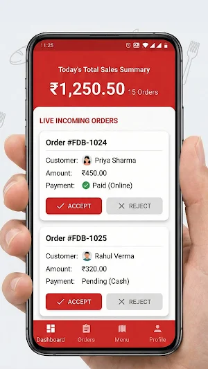 Foodybizz - Store App Screenshot 0