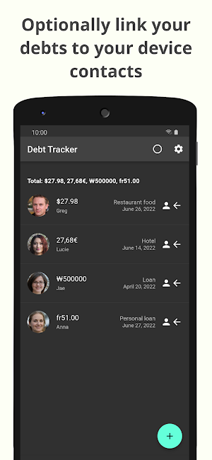 Debt Tracker / Debt Manager Screenshot 3