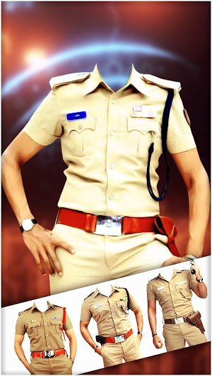 Police Photo Suit 2020 : Women & Men Police Suit Screenshot 0