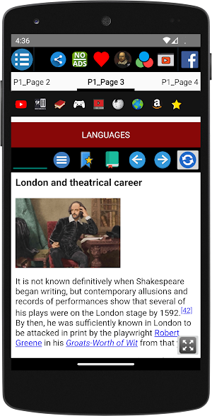 William Shakespeare -Biography screenshot 4