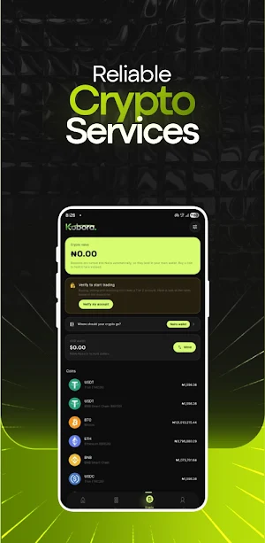 Kobora: Bills, Data & Crypto Screenshot 1