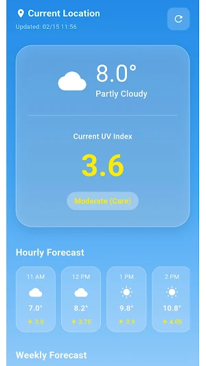 UV Index: Weather & Sun Timer Screenshot 0