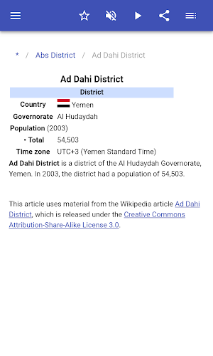 Districts of Yemen Screenshot 2