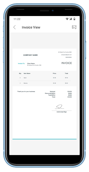 Invoice Book Screenshot 2