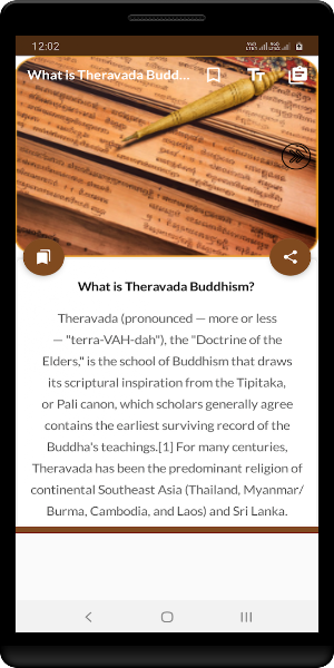Theravada buddhist texts Screenshot 2
