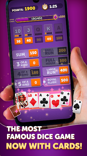 Yatzy Cards Screenshot 0