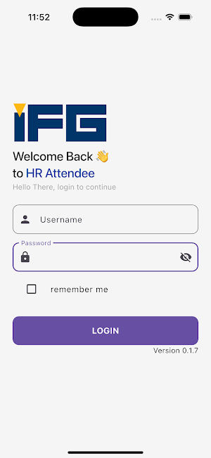 IFG HR Attendee Screenshot 0