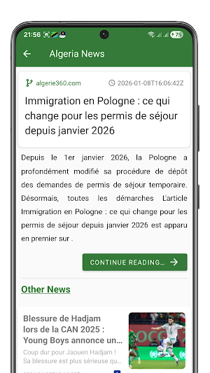 Algeria News Screenshot 1