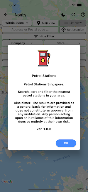 Petrol Stations Singapore Screenshot 3