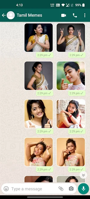 Rashmika Stickers | WAStickerApps Screenshot 1