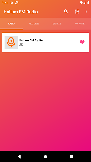 Hallam FM Radio App UK Screenshot 0