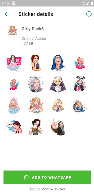 Girly M Sticker Screenshot 3