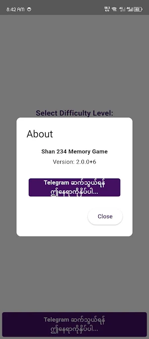 Shan 234 Memory Game Screenshot 3